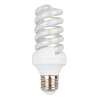 Comnox - E27 LED spaarlamp - Warm wit licht - 11W energiezuinig - 3000K - 95 lumen - binnen & buiten - transparant