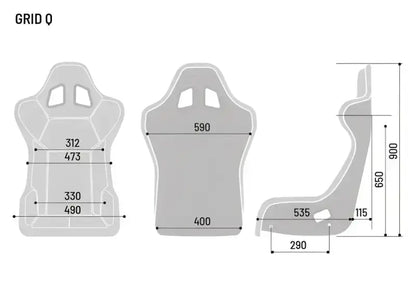Sparco - GRID-Q QRT Race Seat - Black