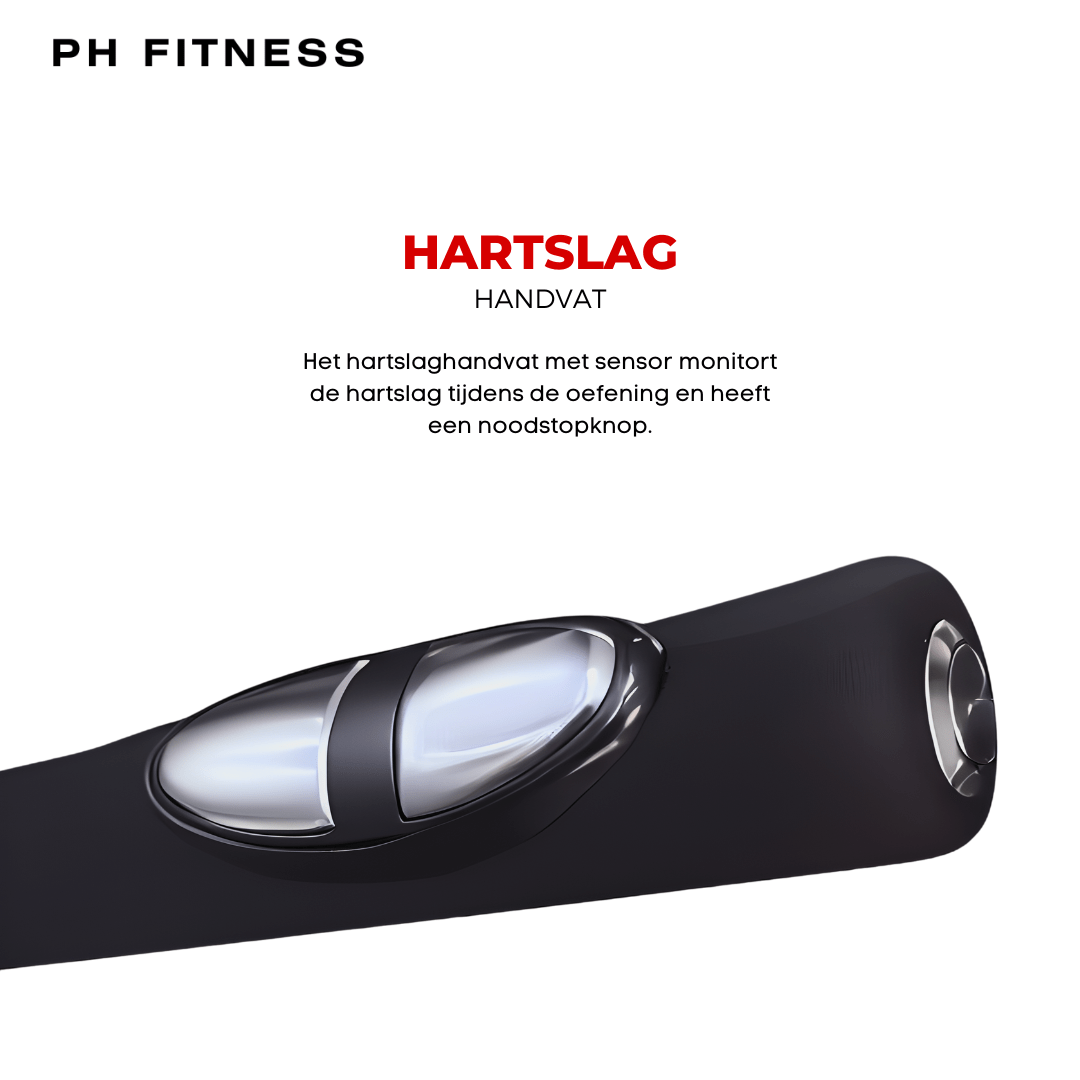 PH FITNESS loopband met Fitshow-app verbonden