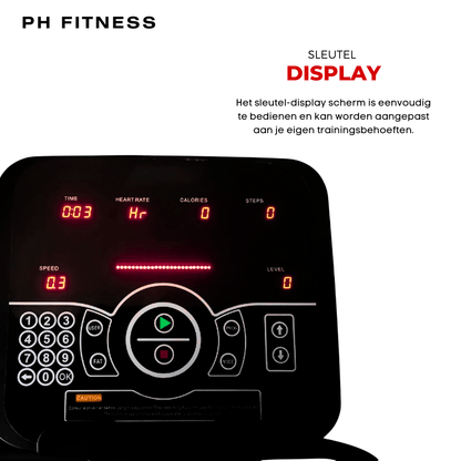 PH Fitness console met Bluetooth en muziekfunctie