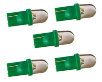 Comnox T10 LED autolamp 5 stuks - Groene dashboardverlichting - 12V DC