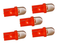 Comnox T10 LED autolamp 5 stuks - Dashboardverlichting - Rood