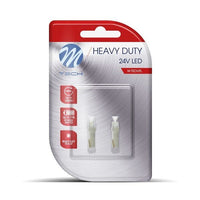Comnox - T5 auto LED lamp - Moderne dashboardverlichting - Helder daglichtwit licht - 24V DC - 2x LED - energiezuinig