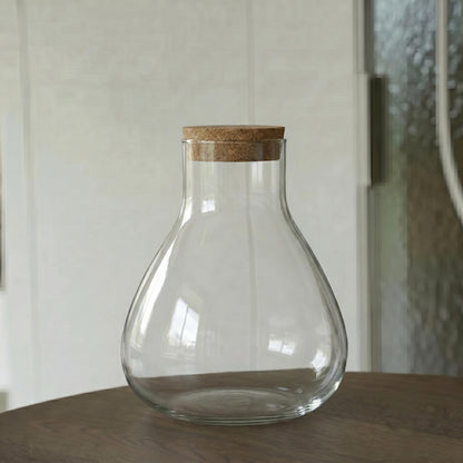 Terrarium bottle 'Sammie' with cork - Closed terrarium Ø 22.5 cm ↑ 27 cm