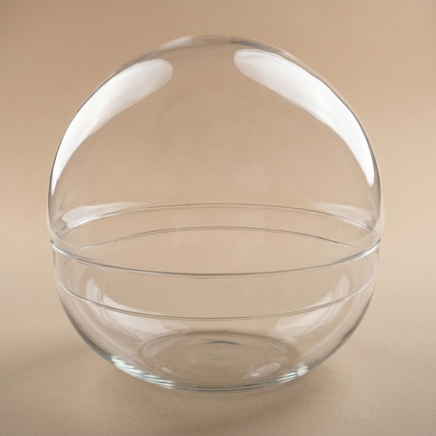 Terrarium bottle ‘Dome’ – Two-part round glass – Closed terrarium Ø 20 cm ↑ 20 cm