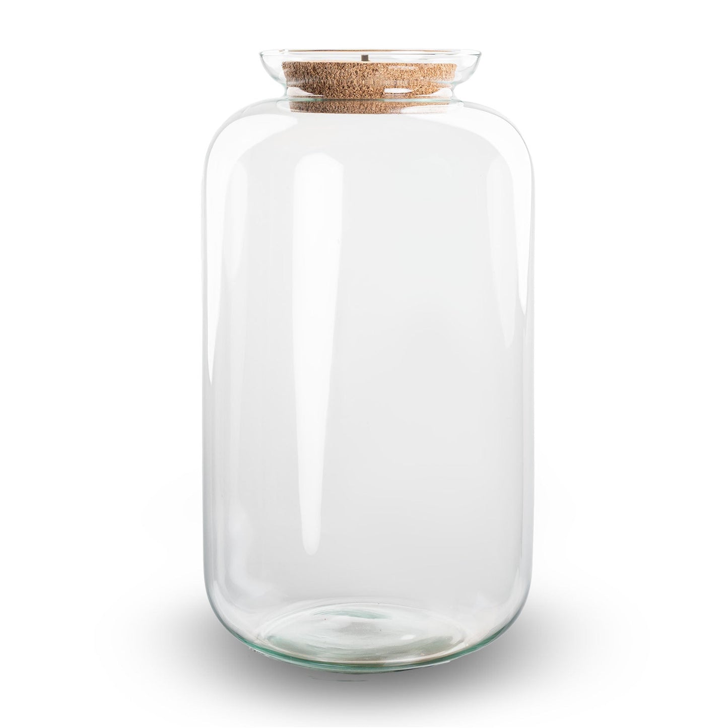 Terrarium bottle 'Sven XL' - Incl. LED cork - Closed terrarium Ø 23 cm ↑ 43 cm