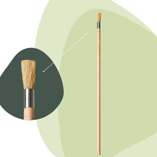 Terrarium borstel 60 cm met houten steel – productfoto 2