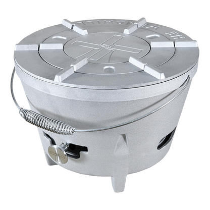 Comnox - Windmill Camp Stove - Comfortabel koken buiten - Verstelbare luchtschuif - Aluminium - 31,5 cm