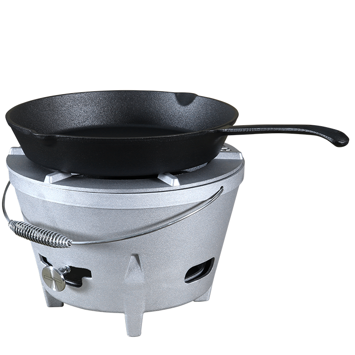 Comnox - Windmill Camp Stove - Comfortabel koken buiten - Verstelbare luchtschuif - Aluminium - 31,5 cm