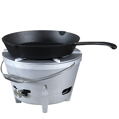 Comnox - Windmill Camp Stove - Comfortabel koken buiten - Verstelbare luchtschuif - Aluminium - 31,5 cm
