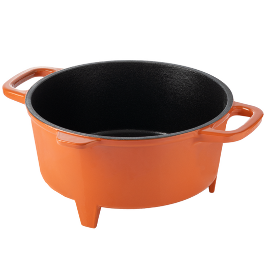 Comnox - The Windmill - Premium Dutch Oven 4,5 quarts Limited Edition Geëmailleerd - Comfort & Stijl - Gelijkmatige warmteverdeling - Gietijzeren pan - 4,5 qt