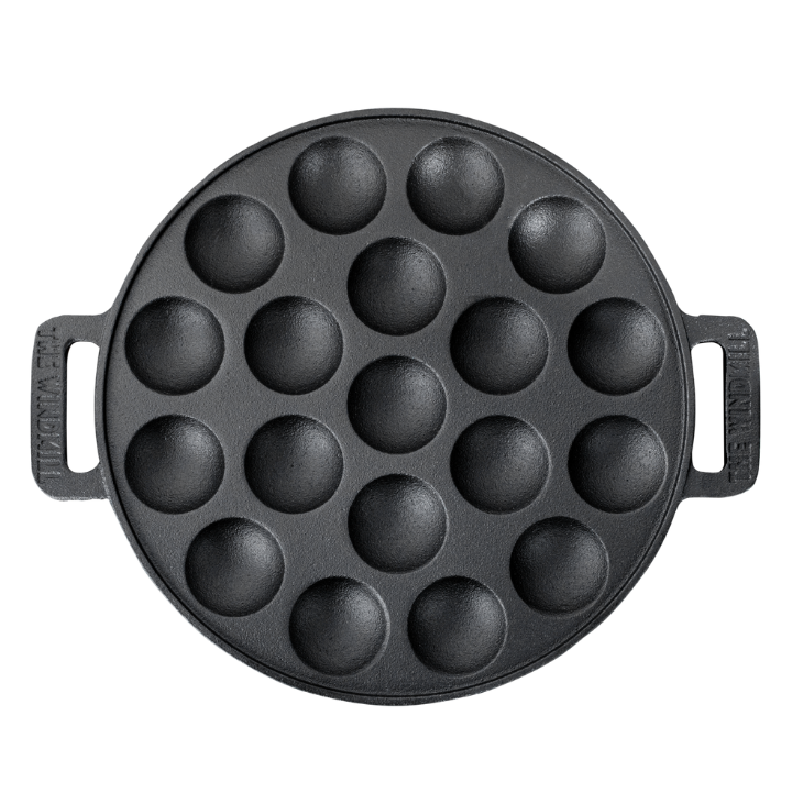 Comnox - Windmill Cast Iron Starter Set - Comfortabel buiten koken - Duurzaam gietijzer - Dutch oven 4,5Qt - 290x500x300mm - outdoor cooking