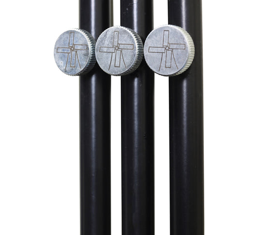 Comnox - The Windmill Driepoot Verlengpoten - Verhoog & Verbreed uw driepoot - Extra grip met rubberen dopjes - 100 cm lengte - Staal - duurzame constructie - outdoor
