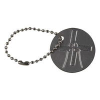 Comnox - The Windmill Key Chain - Stoer en Functioneel - Zwart Metaal