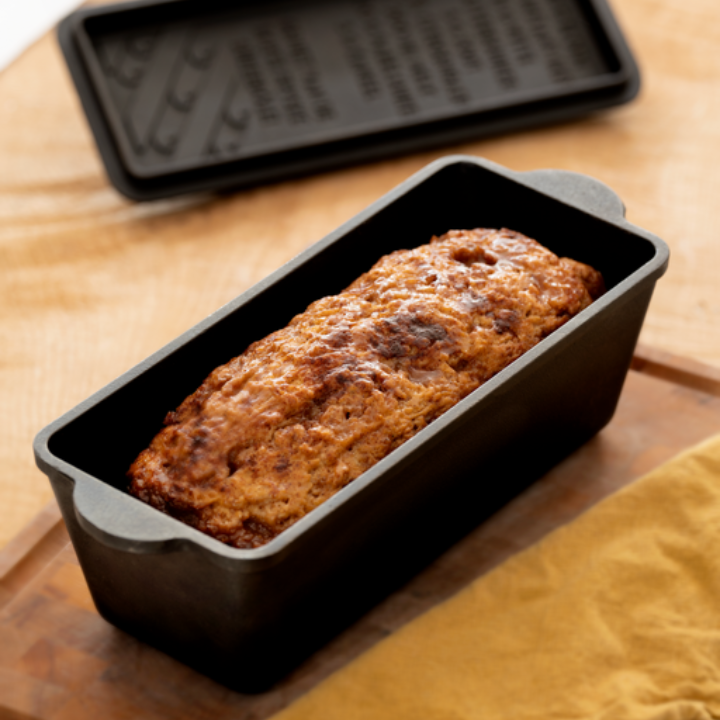 Comnox - The Windmill Loaf 'n Bread Dutch Oven – Anti-aanbaklaag – Veelzijdig Gebruik – Gietijzeren 2L – Koffiebruin