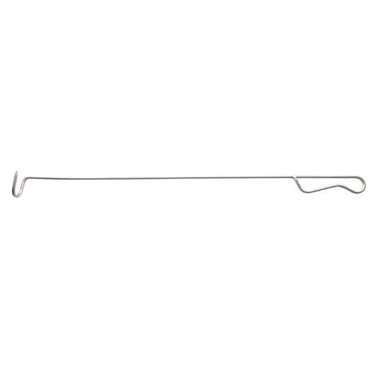 Comnox - The Windmill Pigtail - Gril Tool voor Comfort en Veiligheid - Vork & Spatel Functie - 610 mm Lengte - RVS Gemaakt