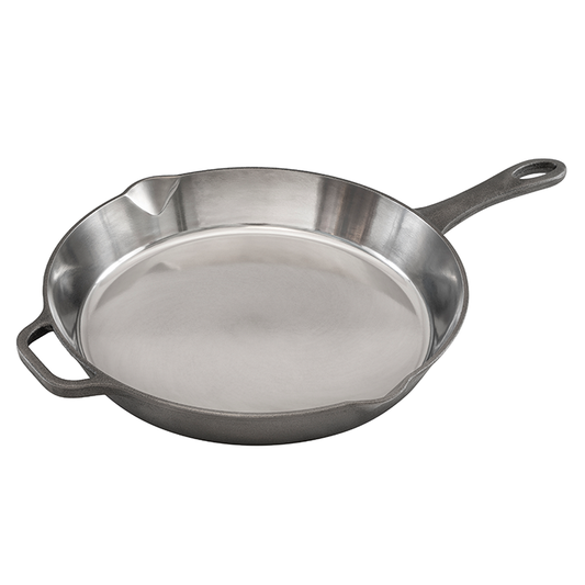 Comnox - The Windmill PitmasterX Hand Polished Skillet - PFAS Vrij - Non Stick - 12" - Handgepolijst - Outdoor & Indoor Koken