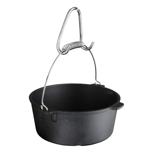 Comnox - RVS Dutch Oven Haak - Comfortabel aan driepoot bevestigen - Stabiliteit boven het vuur - 13 x 11,5 x 4 cm - 140 gram - RVS