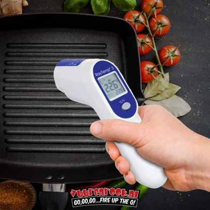 Comnox - Mini RayTemp Infrarood Thermometer – Compact & Lichtgewicht – Nauwkeurige Temperatuurmeting – LCD Display – 12:1 Optiek – 300 mm Afstand – 0‑330°C