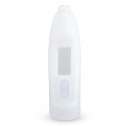 Een witte, compacte infraroodthermometer met een helder scherm en een knop. Geschikt voor snel en nauwkeurig lichaamstemperatuurmeten, ideaal voor thuisgebruik en gezondheidscontrole.