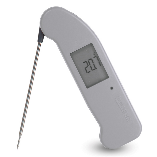 Comnox - Thermapen ONE Grijs - Snelle temperatuurmeting - Direct binnen een seconde - Thermokoppel ETI - IP67 waterdicht - Roestvrij staal