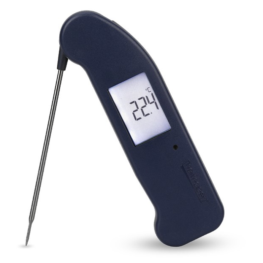 Comnox - Thermapen ONE Midnight Blue Limited Edition - Directe temperatuurmeting in een seconde - Gepatenteerd roterend display - IP67 waterdicht - cool white display - 1,5 kg