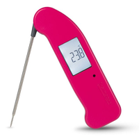 Comnox - Thermapen ONE Raspberry Limited Edition - Direct binnen een seconde - Warm & Koud perfect - Thermokoppel ETI - Roestvrij staal probe - IP67 waterdicht