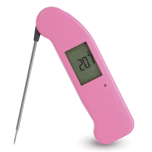 Comnox - Thermapen ONE Roze - Directe, betrouwbare temperatuurmeting voor de keuken - Snelle leesbaarheid - Waterdicht IP67 - Warm en veilig - Roze