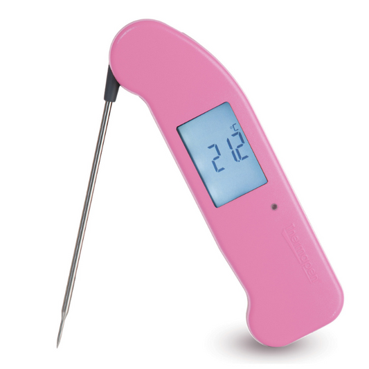 Comnox - Thermapen ONE Roze - Directe, betrouwbare temperatuurmeting voor de keuken - Snelle leesbaarheid - Waterdicht IP67 - Warm en veilig - Roze