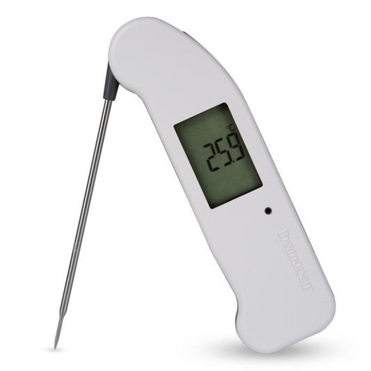 Comnox - Thermapen ONE Wit - Direct binnen een seconde - Eenvoudig te reinigen - Thermokoppel ETI - Roestvrij staal - IP67 - snel & betrouwbaar