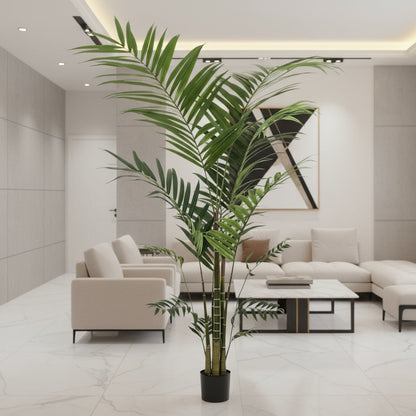 Kunstplant Kentiapalm (Howea forsteriana), 210 cm hoog