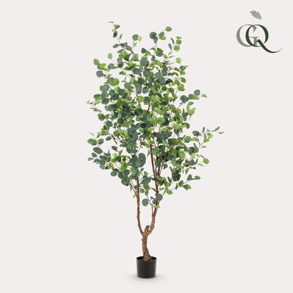 Kunstplant Eucalyptus (blauwe gomboom), 180 cm hoog