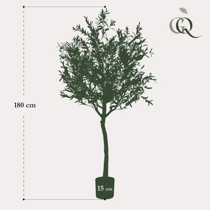 Kunst olijfboom (Olea europaea), 180 cm hoog