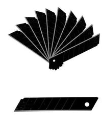 Comnox - Top-Tools.nl Afbreekmesjes - Stabiel snijden met koolstofstaal - 18mm Zwart