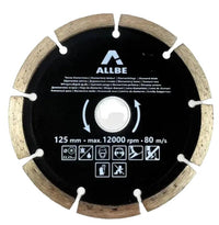 Comnox - Top-Tools.nl Diamantschijf 125mm Gesegmenteerd - Krachtig zagen van beton en steen - 125mm