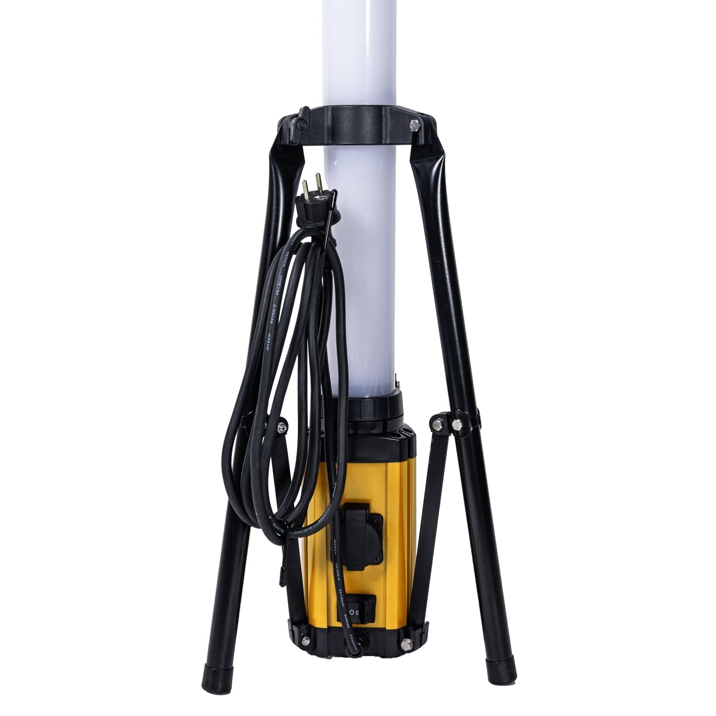 LED's Work Tripod Bouwlamp 12000 - 360 graden rondom licht - Extra stopcontact aansluiting - IP54 waterdicht - 100W