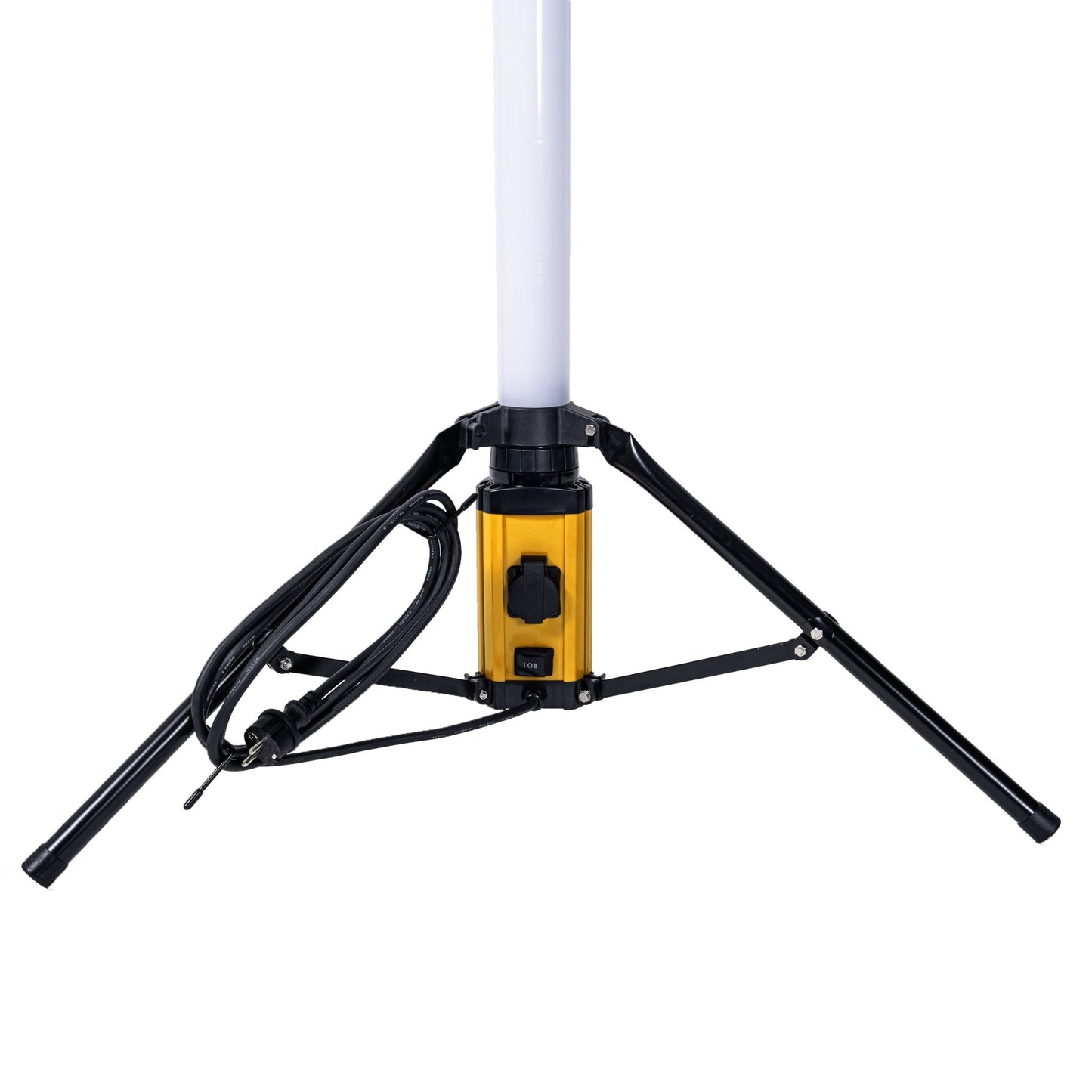 LED's Work Tripod Bouwlamp 12000 - 360 graden rondom licht - Extra stopcontact aansluiting - IP54 waterdicht - 100W