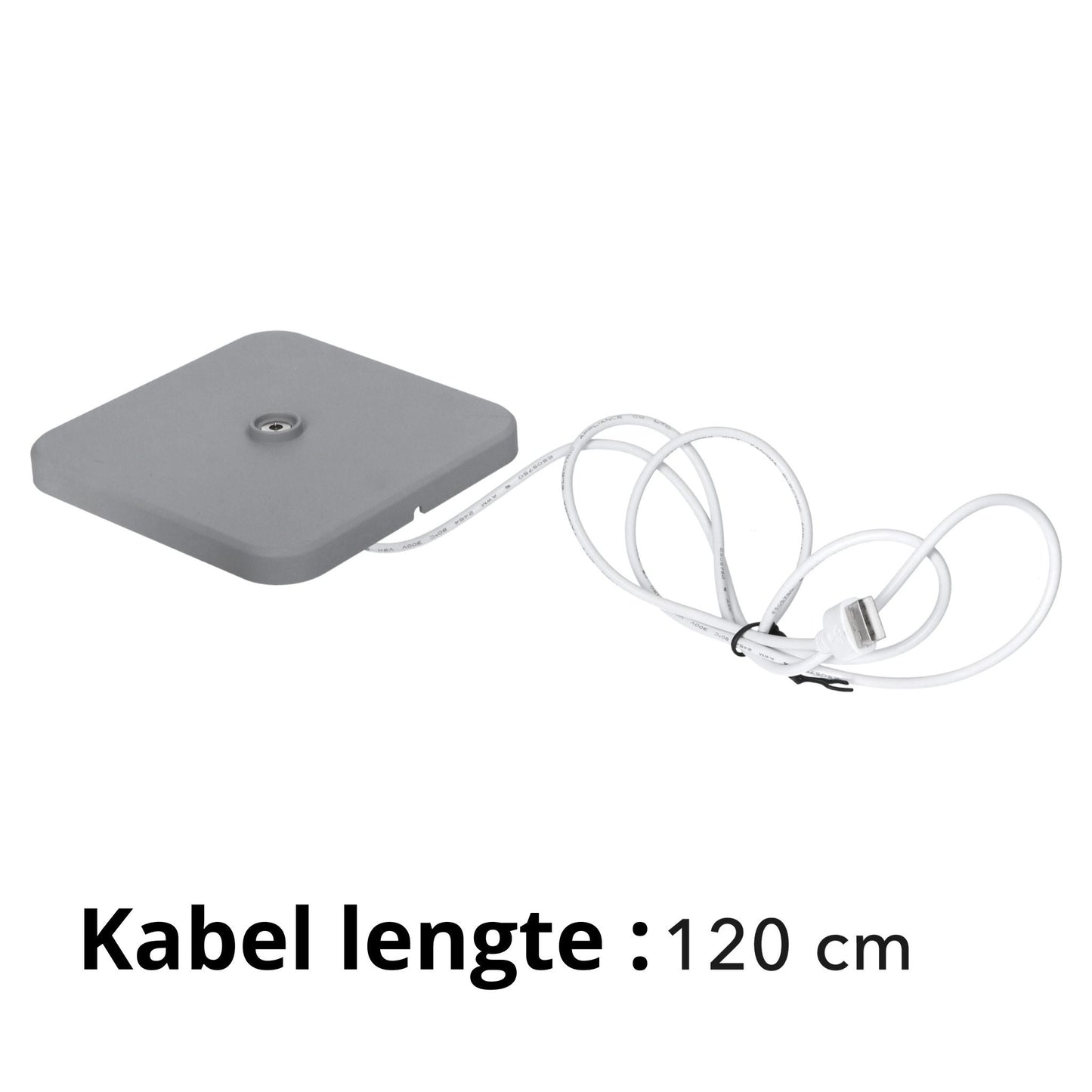 LED's Light Oplaadbare LED Tafellamp - Dimbaar via aanraking - Binnen en buiten - Grijs