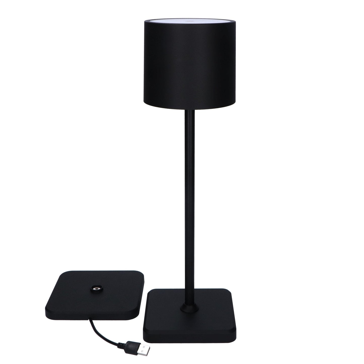 LED's Light Oplaadbare LED Tafellamp - Dimbaar via aanraking - Binnen en buiten - Zwart