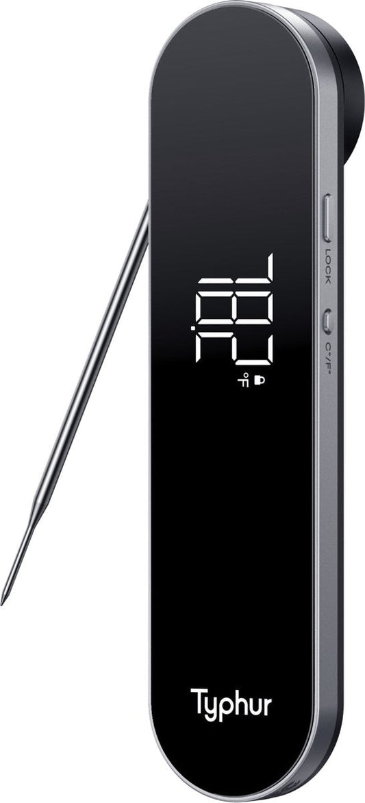 Comnox - Typhur InstaProbe Core - instant-read vleesthermometer - supersnelle meting - extreem nauwkeurig - 0,5s DCTI™-technologie - IP67 - zwart