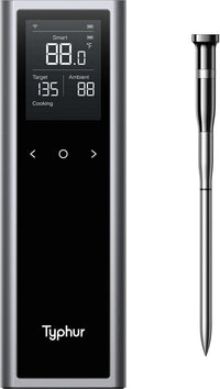 Comnox - Typhur Sync One - Draadloze Thermometer met 6 Sensoren - Zilver