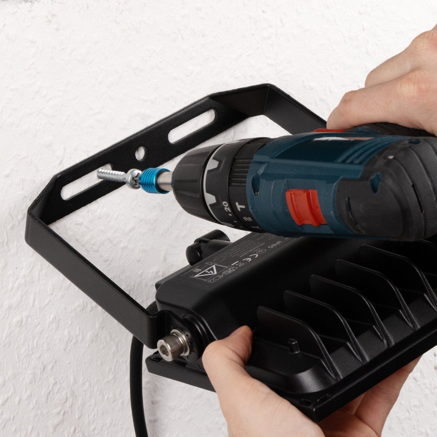 UltraFlood LED Schijnwerper 50W 4000K met Bewegingssensor en Daglichtsensor - Kantelbaar - 8000 Lumen - IP65