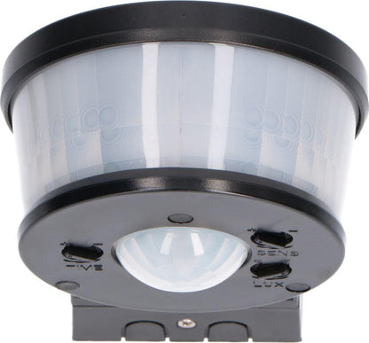 LED's Light Pro Bewegingssensor met Hoekbeugel Universeel - 12 meter bereik - Zwart