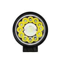 Comnox - LED Verstraler 33W - Extra Verlichting voor uw Voertuig - Spot + Flood - 12V/24V DC - Daglichtwit 6500K - IP67 - Ø112mm x 45mm