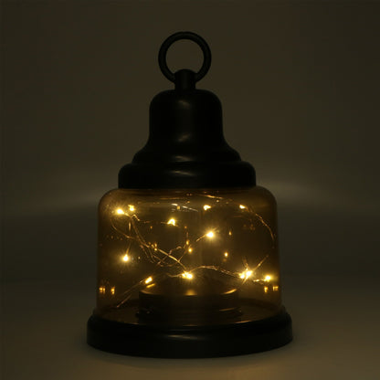 Vintage LED Tafellamp op batterijen - Draadloos model met ophangring - 22 cm