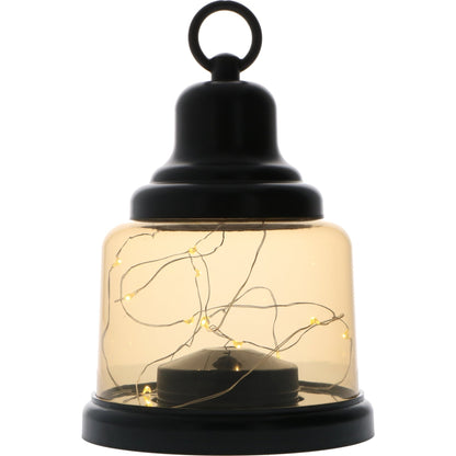 Vintage LED Tafellamp op batterijen - Draadloos model met ophangring - 22 cm