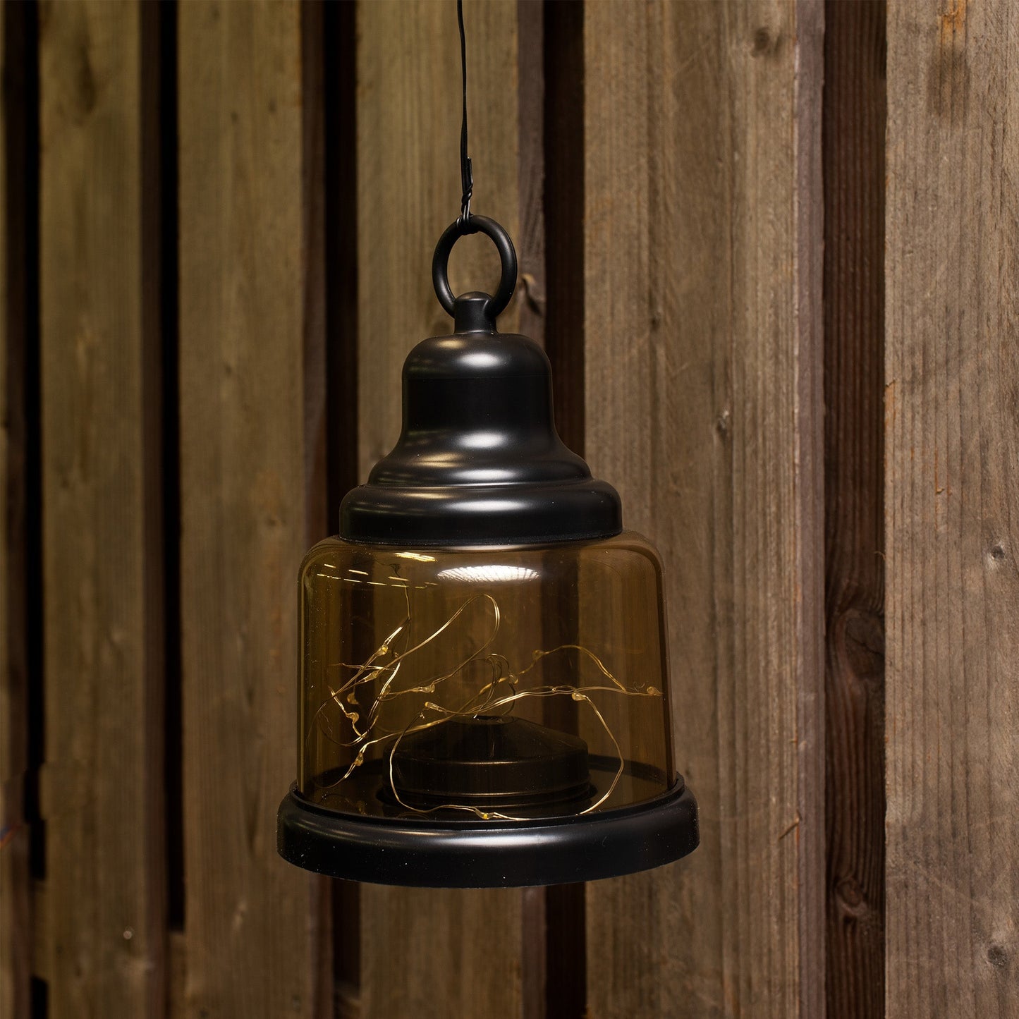 Vintage LED Tafellamp op batterijen - Draadloos model met ophangring - 22 cm