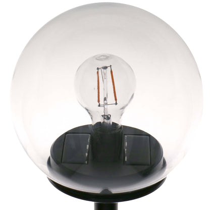 Vintage Solar Priklamp met sensor - Automatisch aan/uit - Warm wit licht - IP44 - 54 cm