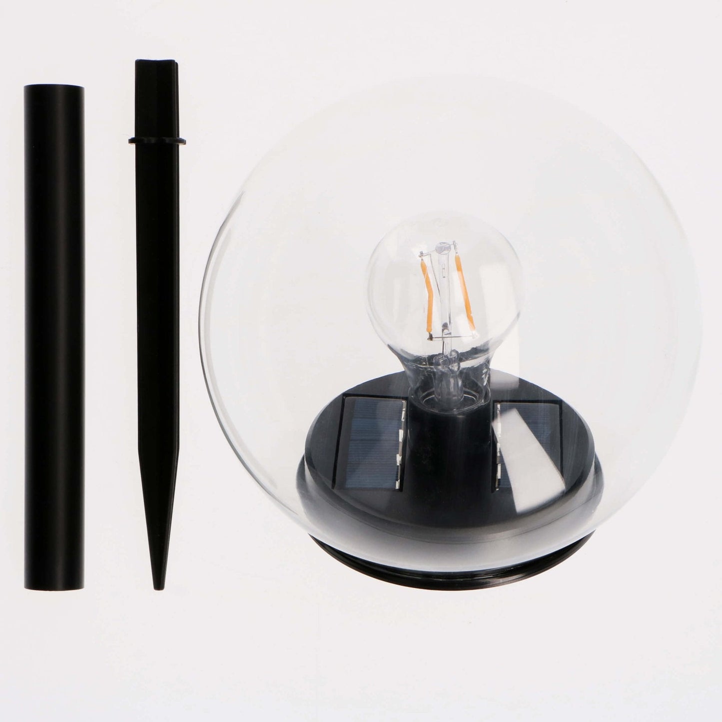 Vintage Solar Priklamp met sensor - Automatisch aan/uit - Warm wit licht - IP44 - 54 cm