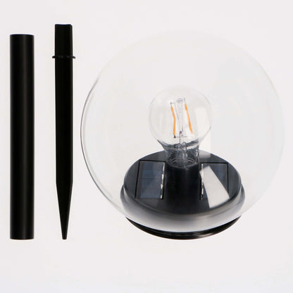 Vintage Solar Priklamp met sensor - Automatisch aan/uit - Warm wit licht - IP44 - 54 cm